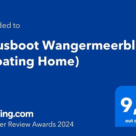 Hausboot Wangermeerblick Schillig Kültér fotó