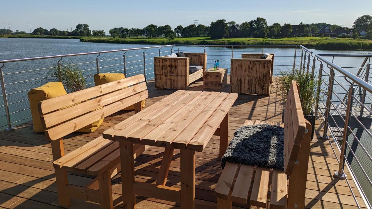 Hausboot Wangermeerblick Schillig Kültér fotó