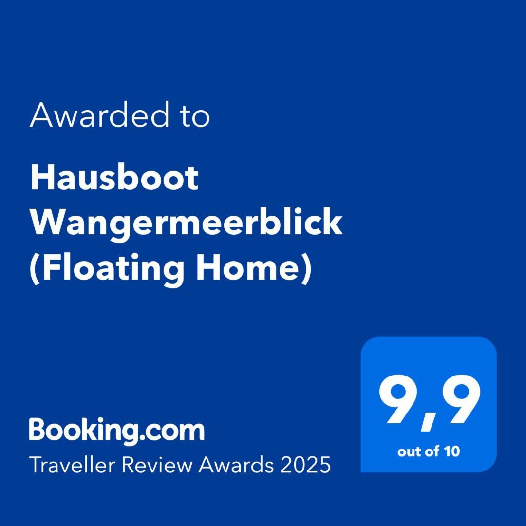 Hausboot Wangermeerblick Schillig Kültér fotó